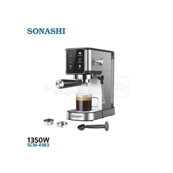 Sonashi Machine à café espresso multifonctions 5en1 20bar 1350W SCM-4983