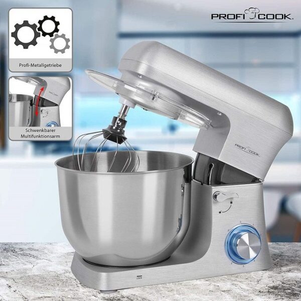 Proficook pétrin 8 vitesses 6L 1500Wat PC-KM 1188