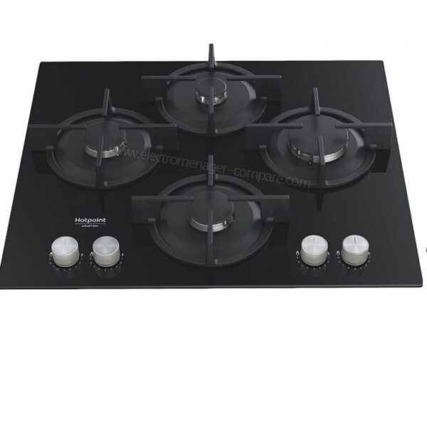 Ariston plaque cuisson au gaz 4 feux GS 61S/BK