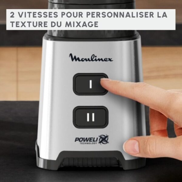 Moulinex Blender Pulseo Métal LM17GD10 – Image 7