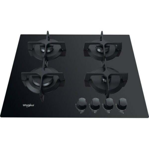 Whirlpool table de cuisson gaz 4 foyers GOB616NB